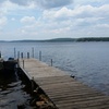 The dock at the ACC campground/hut