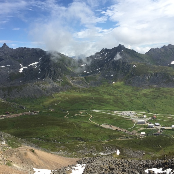 View from the crag