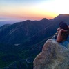 K.D. enjoying another sunset in paradise from the top of Gibraltar rock 
<br>
8/14/2018