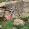 Always be safe bouldering!