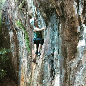 Olivia on Blue Nude.