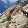 Erin's first clean ascent on a 10