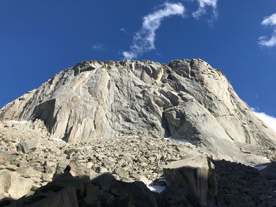 Resolute buttress.  Icarus is on the left side, Thunder Child is out of sight to the right.