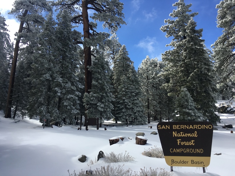 Boulder Basin in winter