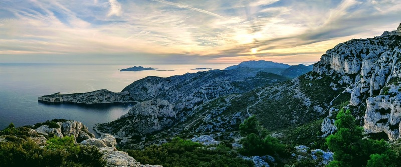 The best descent I've ever done. Arete de Marseille.