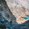 West Chute in autumn after snowfall