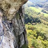 Taken from the hanging belay after the second pitch of Pleasant Overhangs.