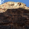 TOPO OF THE GULLY WALL, TO THE LEFT OF THE MAIN WALL AT CIVILIZATION CRAG