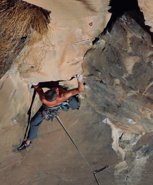 JJ placing the first gear after the little runout in the classy middle stembox on Double Helix, 2010.