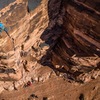 Mark Hammond leading up Pitch 1 on Infrared.