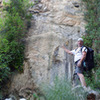 Brent Webster cleared this path out of "The Wall of Itchy" (Poison Oak), as we called it.