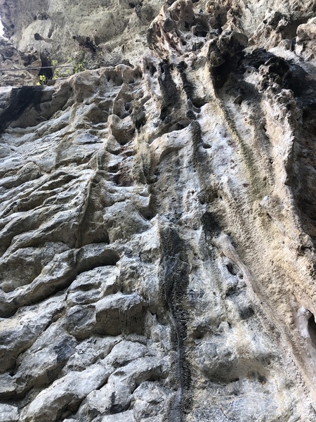 At the base of Pla Lek looking up