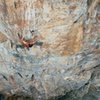 Hunter Wagnon entering the crux