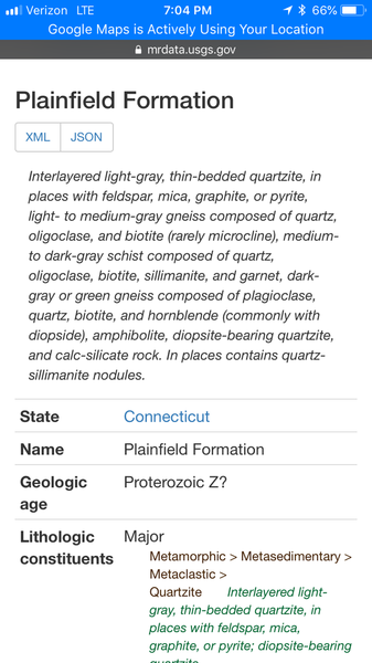 Plainfield formation