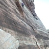 Kelly’s first climb in the monument.