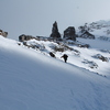 Photo from 2006 summit via Liberty Ridge. This is just below camp 2 at Thumb Rock.