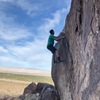 Beware the chossy top-out, Dry Falls
<br>

<br>
Photo: James March