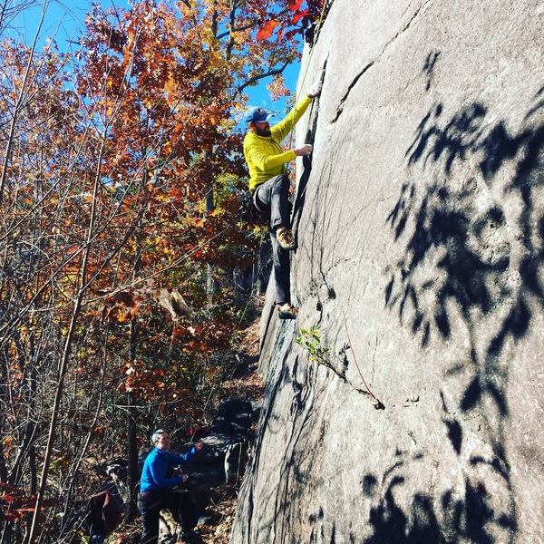 Wes Whitaker at the thin flake section.