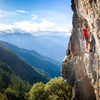 Jon Guczek climbing Johnny Bravado