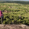 Rappel spot for all climbs (walk around through bushes to get back to the top)