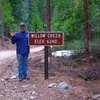 Mike A. with a after climbing beer!