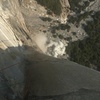 Rock fall from zenyatta mendotta October 2017 as seen from the top of the flying buttress during a push