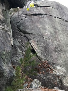 Climb the obvious crack.