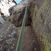 A 5.10 variation to the right of the crack, near the bottom.