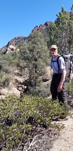 Tom Bowker at the final leg of approach to Easter Island, seen in the background.