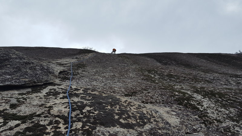 Lancelot from pitch starting from Valhalla traverse