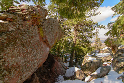 The rear side of the A-7 Boulder on a nice day.