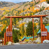 Fall colors at Parchers Resort.