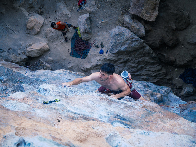 David climbing missing snow, tonsai