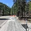 Parking area for Stress Management Area; Between two curves in the road; Don't pull off too soon
