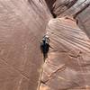 Escalante Canyon. Can't remember the route name