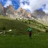 hiking in St. Christina Val Gardena