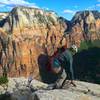 Classic Zion views from atop The Spearhead.