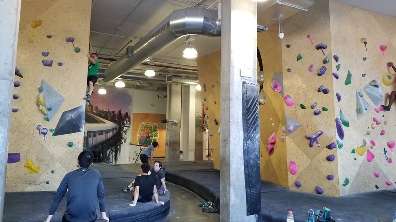 Brooklyn Boulders Queensbridge bouldering wing