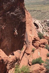 Free and Solo in the crux