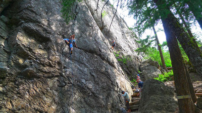 The nicely developed Main Wall area.