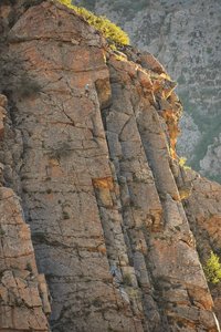 Linking pitches 3 & 4. Photo by David Connell