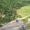 On top of the Elephant's head