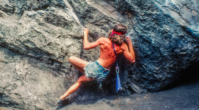 I believe the climber pictured is John "the verm" Sherman. Photo taken from the "Old Man Lightning" trailer. https://vimeo.com/180518560