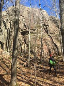 Climbing in Bob's Rock, Northwest