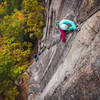 Lauren on a very chilly fall morning