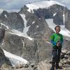 Lowe (12) on Bonnie Pass with Gannett behind. I'll