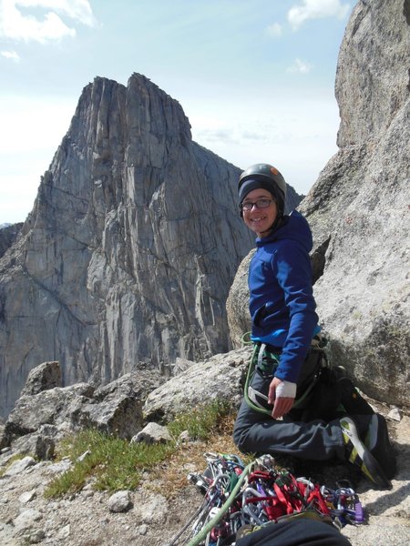 Summit of Steeple Peak with Temple Spire behind 2019.