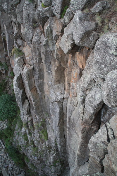 The Pillar Wall as viewed from atop the Canary Lookout.