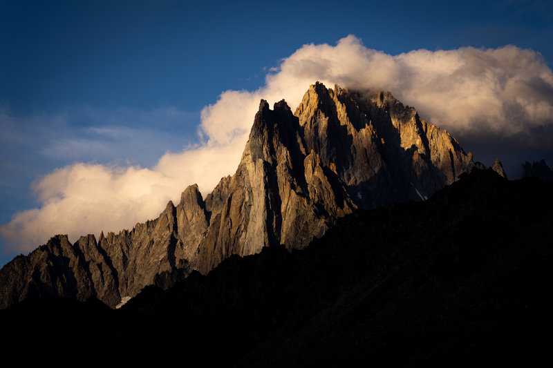 Sunset over the Mont Blanc Massif. Photo: Will McKay