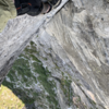 snacking above the beached whale move during my last free solo.